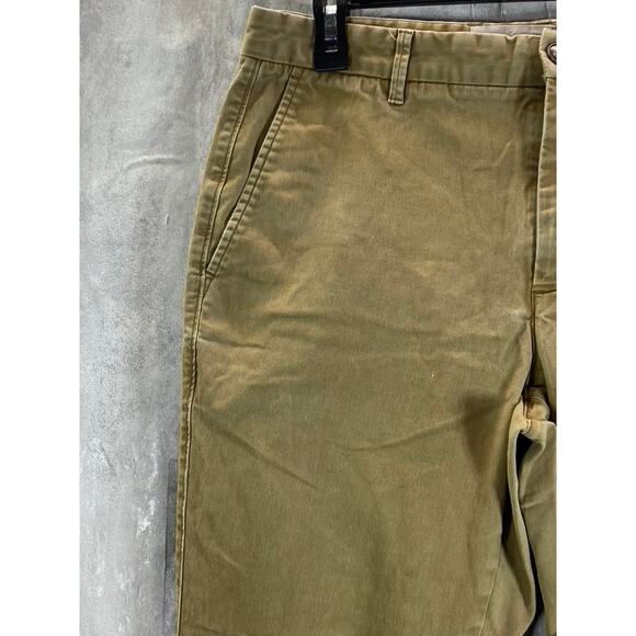 EVERLANE Men's Tan Midweight Athletic-Fit Chino Pants SZ 32X32 - Picture 3 of 12